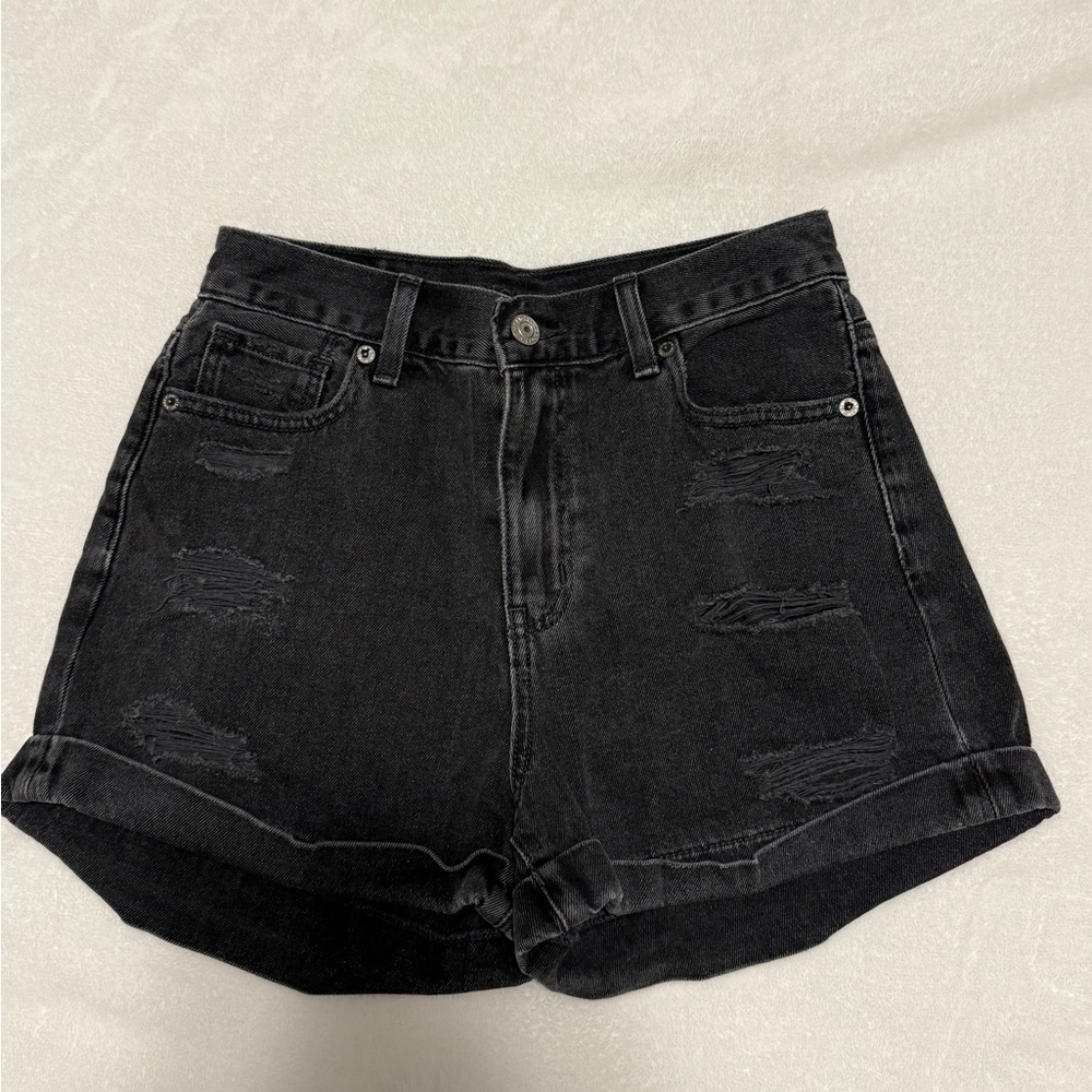 American Eagle Outfitters Black Jean Shorts